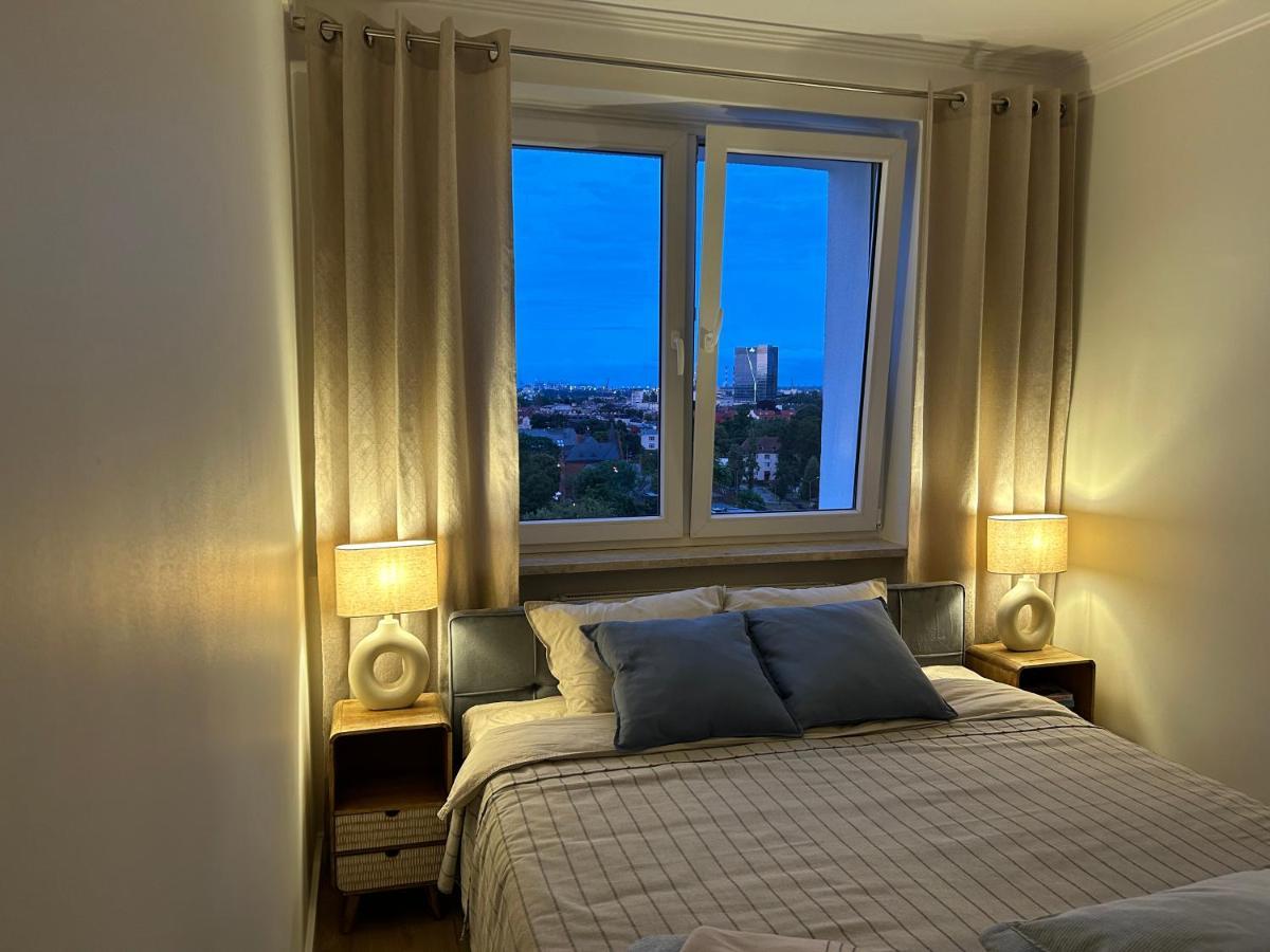 Apartament Z Widokiem Na Gdansk I Zatoke Free & Priv Parking Gdańsk Exterior foto