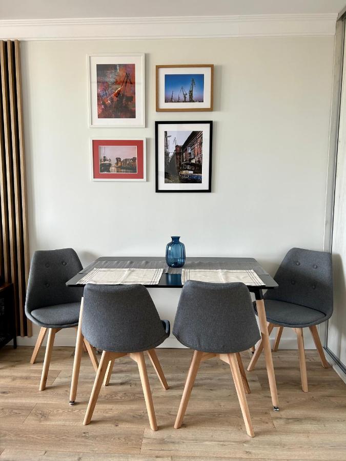 Apartament Z Widokiem Na Gdansk I Zatoke Free & Priv Parking Gdańsk Exterior foto